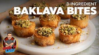 3-Ingredient Baklava Bites | Make It Easy | Akis Petretzikis