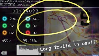 How to get Long Trail in osu! | Tips and Tricks About Skins Part 1