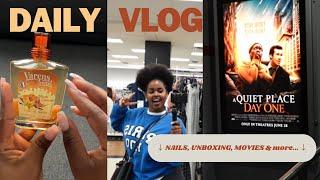 Daily vlog | Nails, unboxing NEW fragrances, movies &more