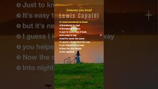 Someone You Loved - highlighted lyrics - Lewis Capaldi #englishsongs #classicenglishsongs #popballad