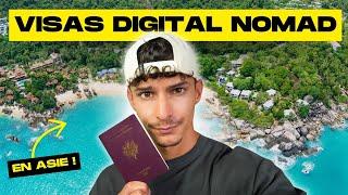 Les 6 meilleurs VISAS digital nomad en ASIE - 2025