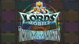 Nov 14, 2024 Lords Mobile Tomorrow's Packs & Monsters