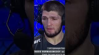Dustin Poirier not easy for NOBODY. He's TOUGH guy - Khabib after FIGHTING DUSTIN POIRIER