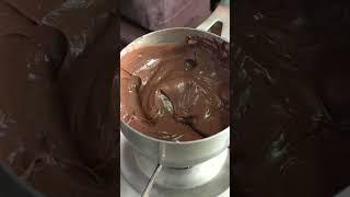 Baked milk chocolate 焼きミルクチョコ #shorts #asmr #cooking