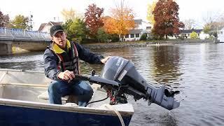 14ft Aluminum Fishing Boat Rental at Buckeye Surf Rentals in Kawartha Lakes, Ontario, Canada.