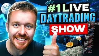 DAYTRADING LIVE! Nasdaq Futures! Mega Money Monday!