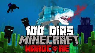 SOBREVIVÍ 100 DIAS en un OCEANO en MINECRAFT HARDCORE (y ESTO es lo que PASÓ️)