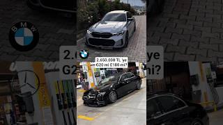 Hangisini alırsın? Bmw G20 - Mercedes E180 #mercedes #bmw #tofaş #vtec #egea #araba #f10 #e60 #e180