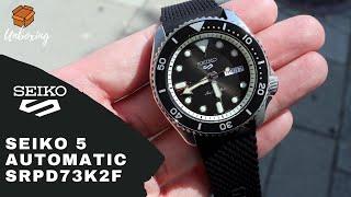 UNBOXING 2020 SEIKO 5 AUTOMATIC BLACK DIAL SRPD73K2F