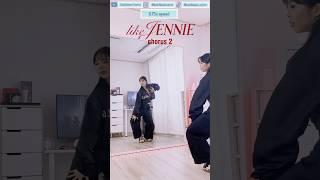 Jennie - Like JENNIE  (Chorus 2) #dancetutorial #dancecover 0.75x Slow Music