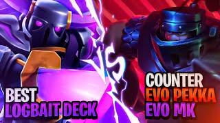 BEST LOGBAIT DECK IN CLASH ROYALE DESTROYS NEW EVOLUTIONS!!!!!!!!!!