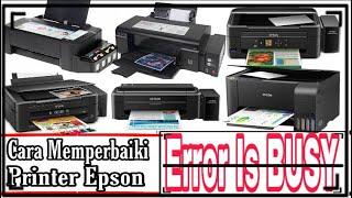 How to Overcome Epson Printer Error is Busy