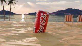 Coca-Cola | 3D Product Video | Blender 4.0