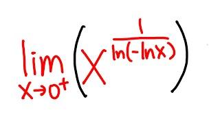 A cute limit with 0^0 form and the answer is 0