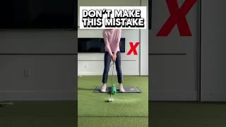 Make sure you are shifting your weight with this easy tip! #golf #golfingtips #golftips #golfswing