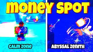 Best Money-Making Fishing Spot in Fisch – Abyssal Zenith vs Calm Zone!