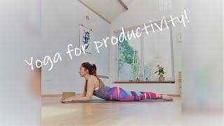 Yoga for productivity with Millie Aldridge