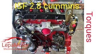 Armado y TORQUES MOTOR  isf 2. 8 CUMMINS