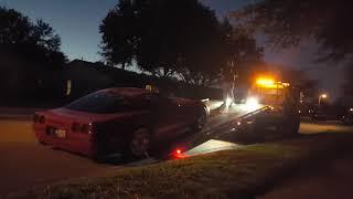 The Corvette Got Towed