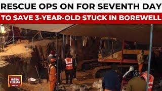 Kotputli Rescue Operation Stalls: 3-Year-Old Girl Still Trapped, Rescue-Ops Continue For Day 7