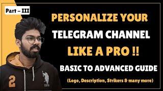 Personalize Your Telegram Channel | How to Make Telegram Stickers - Complete Tutorial | Lootershub