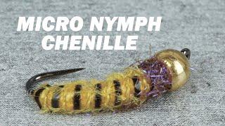 Easy nymph from Micro Nymph Chenille and skin "Gammarus". Fly tying from Sibnymph