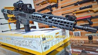 Rifle PCP Airgun Sig Sauer Virtus MCX 5,5mm .22 Carabina de Pressão