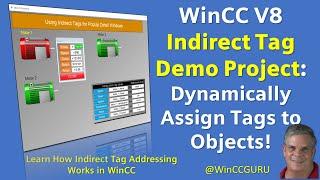 WinCC Indirect Tag Addressing - Dynamically Assign Tags to Objects #winccguru