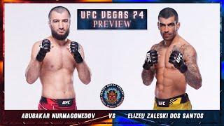 Abubakar Nurmagomedov vs Elizeu Zaleski dos Santos Preview | #UFCVegas74 | Bloody Water Podcast
