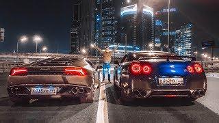 ЛАМБОРГИНИ vs. GT-R / Кто быстрее?