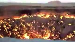 Burning Gas Crater Of Darvaza: The Door to Hell