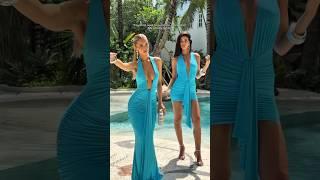 Meet The ROSETTA Maxi + REMI Mini In Tropical Aqua #fashion #model #beauty #style #outfit #shorts