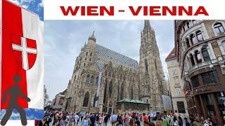 Vienna City - Stephansdom, St. Stephen's Cathedral - Walking Tour - 4K - 2023