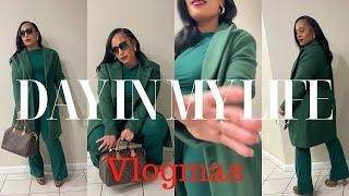 Vlogmas- clean house- always late- surprise party- green is the color wave- family is always lit