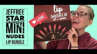 SWATCHING JEFFREE STAR COSMETICS MINI NUDES BUNDLE VOLUME 2 | tiffanie raley 