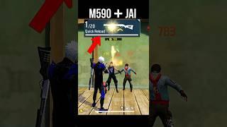 M590 + Jai Character  Free Fire M590 Shotgun Tricks #srikantaff