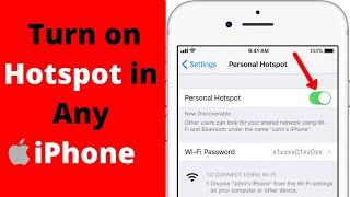 How To Turn On Personal Hotspot In Any iPhone | Tech Mash