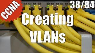 CCNA/CCENT 200-120: Creating VLANs 38/84 Free Video Training Course