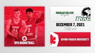 SFU Men's Basketball: Simon Fraser University vs Douglas College - December 7th, 2021