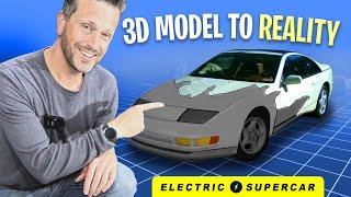 3D Scanning the Nissan - How to 3D scan using the 3DMakerPro Moose