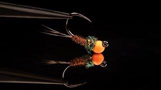 EASY Hot Spot Pheasant Tail Nymph - Tie and fish the BEST jig nymph!