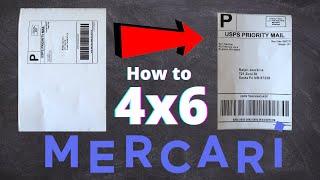 Mercari Shipping Label 4x6 Thermal Printing (Newest and Best Method) iPhone iPad Android