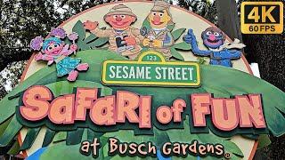 Sesame Street Safari of Fun 4K (Full Tour) - Busch Gardens Tampa