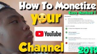 How to Monetize your YouTube Channel (2019) | Tutorial (Easy Method) | Tagalog |