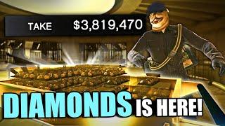 DIAMONDS IN CASINO HEIST! Silent And Sneaky, Elite Challenge, $3,819,470 With Friends | GTA 5 Online