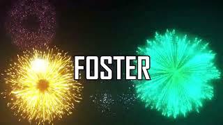 HAPPY BIRTHDAY FOSTER