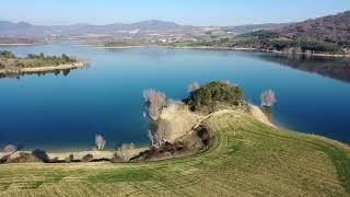 Impresionantes paisajes aéreos del pantano de alloz