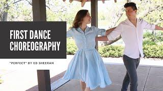 Wedding First Dance Choreography "Perfect" by Ed Sheeran |  Duet Dance Studio Chicago