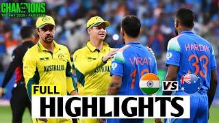 India vs Australia ICC Champions Trophy 2025 Semi Final Match Highlights | IND Vs AUS Highlights