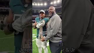 Like father like son  #superbowl #eagles #nfl #shorts